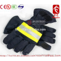 Factory direct sale Navy blue fireman gloves for fireghting